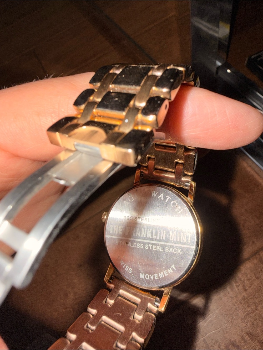 THE FRANKLIN MINT AMERICAN EAGLE DIAL SWISS MOV'T 198… - Gem